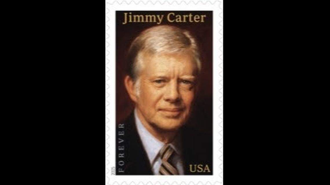Former President Jimmy Carter is forever honored by the U.S. Postal Service