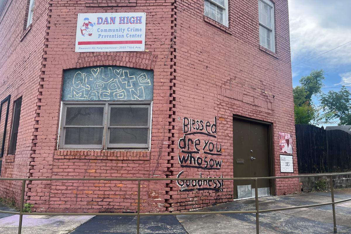 A blighted corner store sits on Ward Street and Third Avenue in the Pleasant Hill neighborhood of Macon-Bibb County, Ga. It used to be one of a handful of convenience stores where locals would buy groceries.