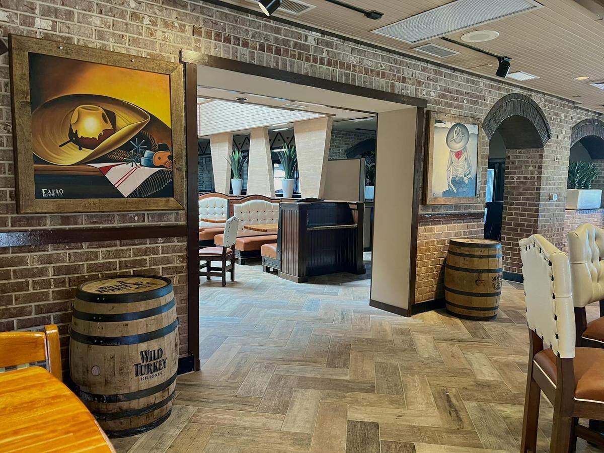 Inside Pedro’s, Macon’s newest Mexican restaurant.