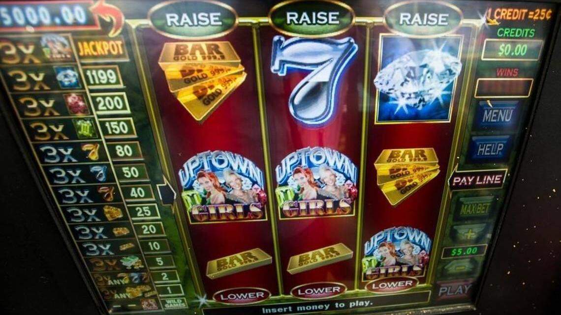 Gaming machine from a Telegraph file photo.