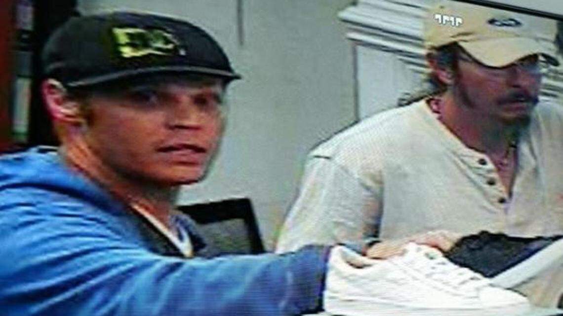 Centerville police released surveillance images of two credit card fraud suspects at the Galleria Mall on June 30.