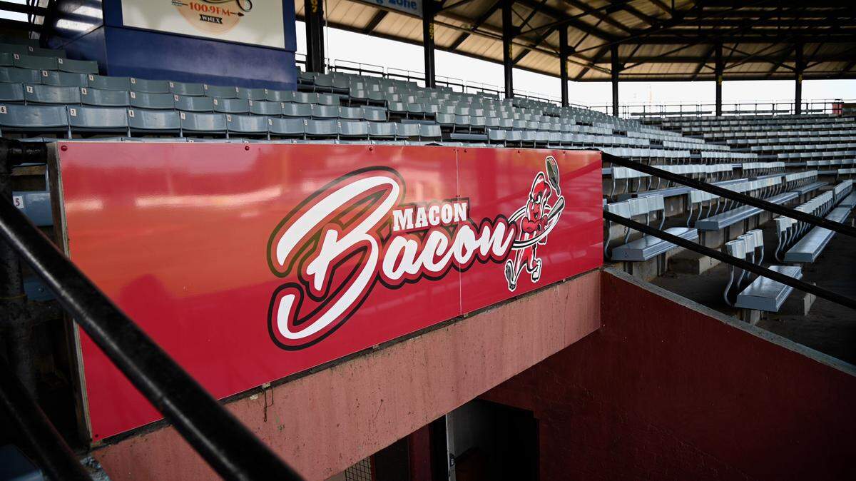 The Macon Bacon play at historic Luther Williams Field, located in Carolyn Crayton Park east of downtown Macon.