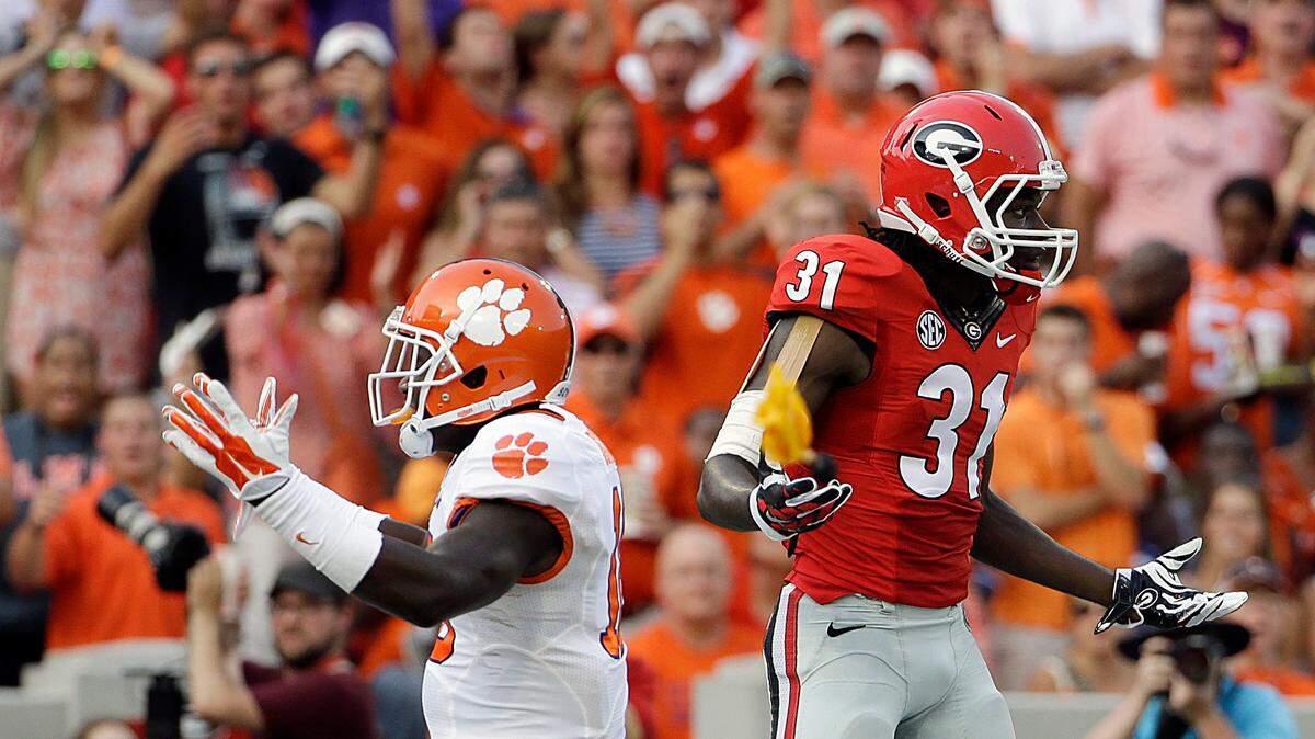 Clemson and Georgia last met in a game played Aug. 30, 2014, in Athens, Georgia.