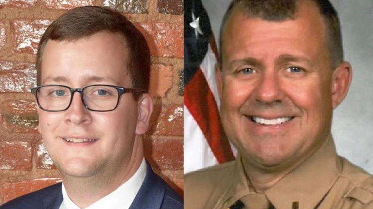 Lawson Cary Bittick III, left, and Brad Freeman will face off in a runoff for Monro County sheriff on Dec. 4.
