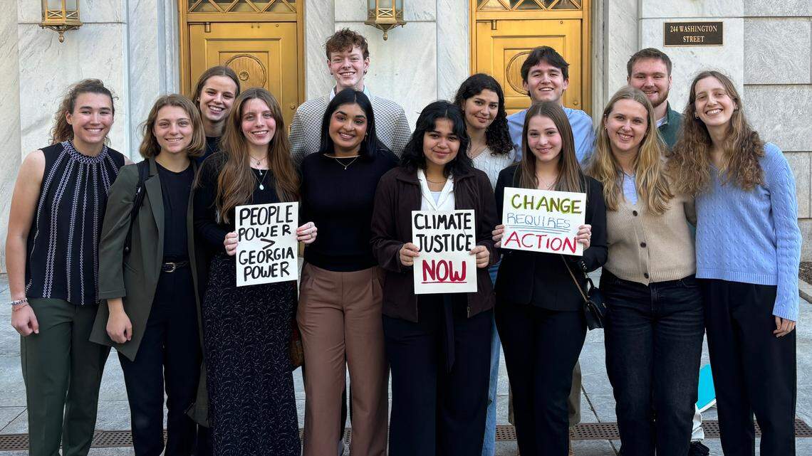 ‘A livable future.’ Georgia college students urge officials to prioritize clean energy.