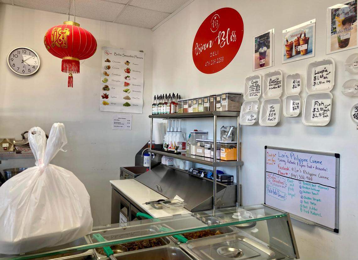 Lor’s Philippine Cuisine is nestled in the Asian Bliss Market in the former deli spot.