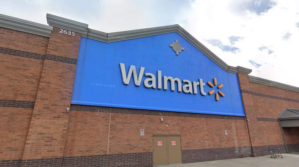 Walmart storefront. A fire was reported at the Walmart store in Conway after 1 p.m. on Monday.