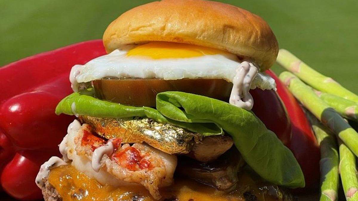 The Champions Burger is available for a limited time at Truist Park.