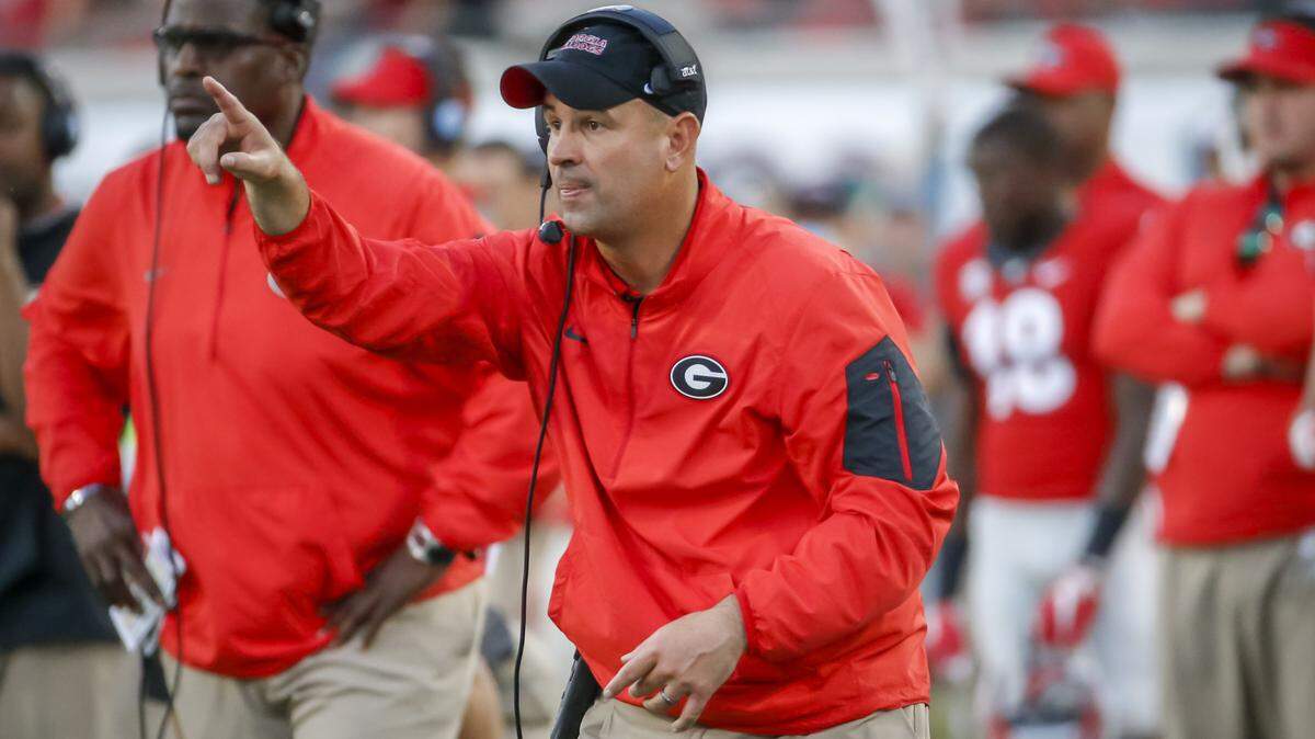 Jeremy Pruitt, photographed as an assistant with Georgia, will be Tennessee's new head coach.