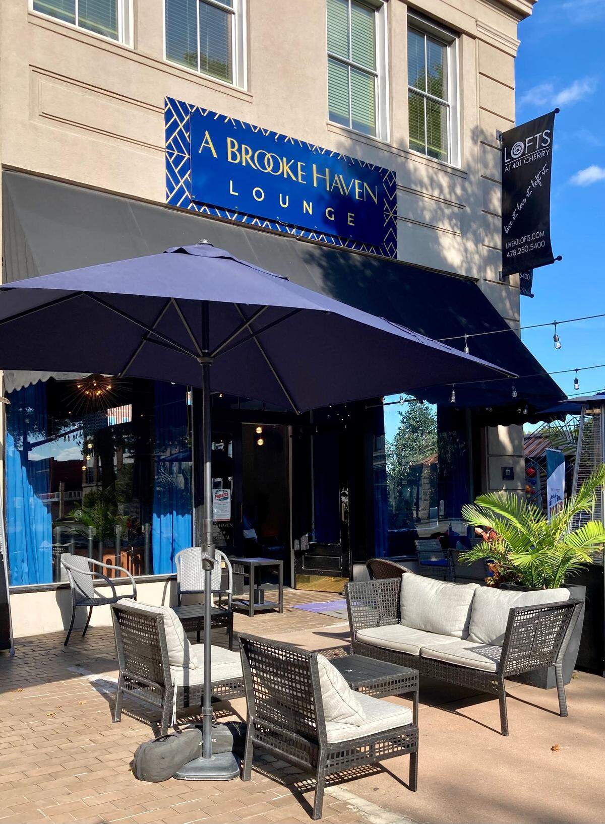 A Brooke Haven Lounge at 401 Cherry St., Suite 101, in downtown Macon. This photo was taken during NewTown Macon’s Tour of Progress in 2021.
