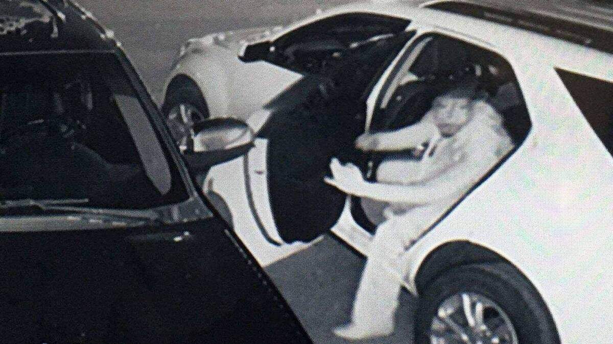 Centerville police are asking for the public's help through Facebook in identifying three people who allegedly smashed windows of vehicles in busy parking lots to take purses left inside the autos in plain view. This is one of the suspects.