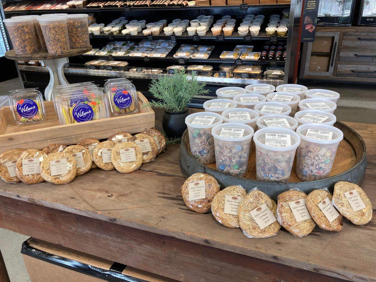 The Butcher Shop in Macon offers Fingernut Cookies from Wilson’s Bakery in Warner Robins as well as its own cookies, pound cake and snacks.
