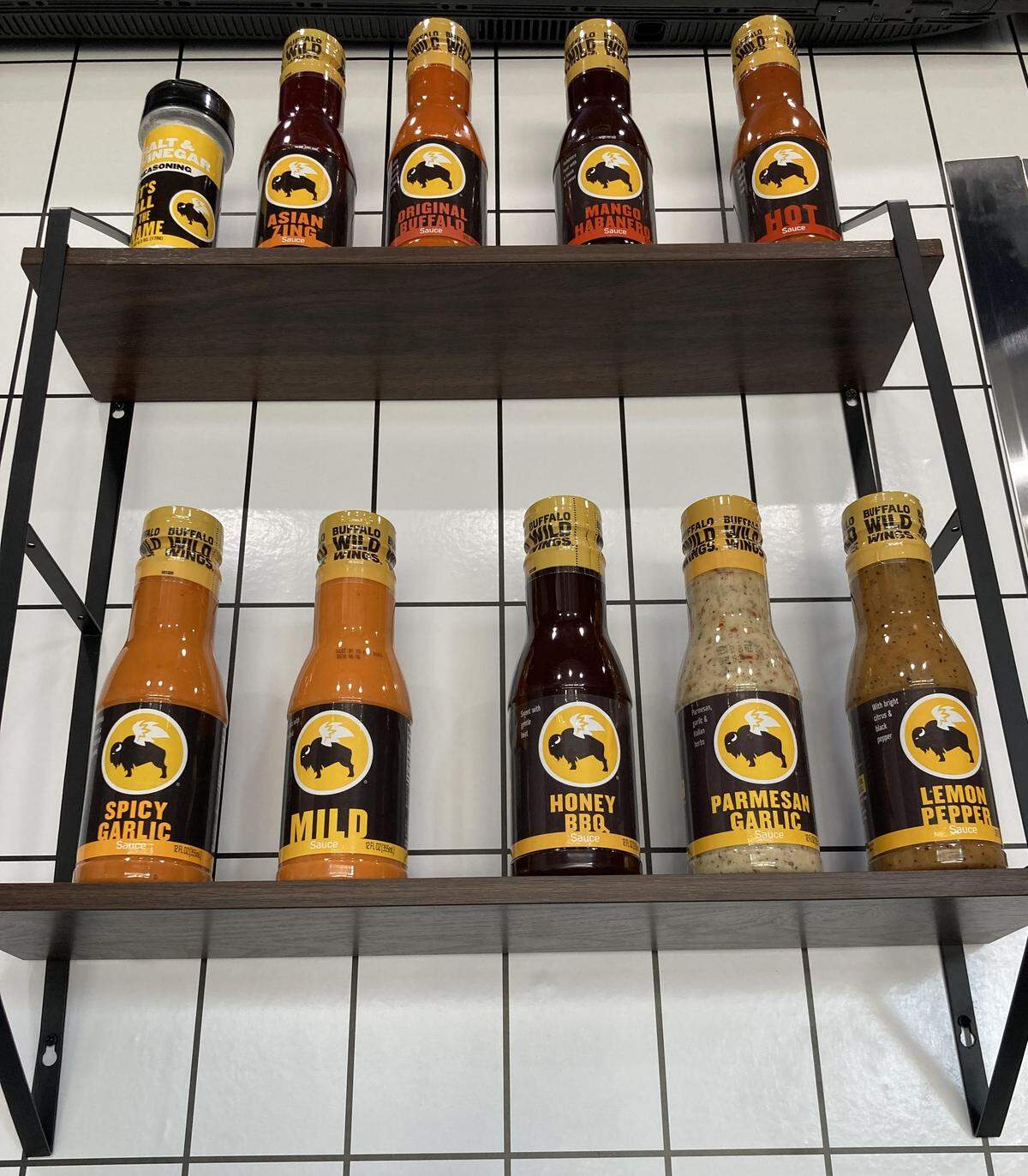 Buffalo Wild Wings sauces and rubs can be purchased to cook at home at the new Buffalo Wild Wings Go in Warner Robins.
