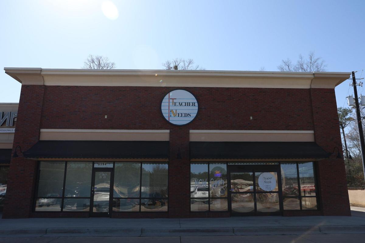 Teacher Needs sits off of Zebulon Road on Friday, Feb. 14, 2025, in Macon, Georgia. Teacher Needs held a soft opening last Saturday and is Macon’s only education store, after taking over the inventory from the historic GA School Supply Store in Macon.