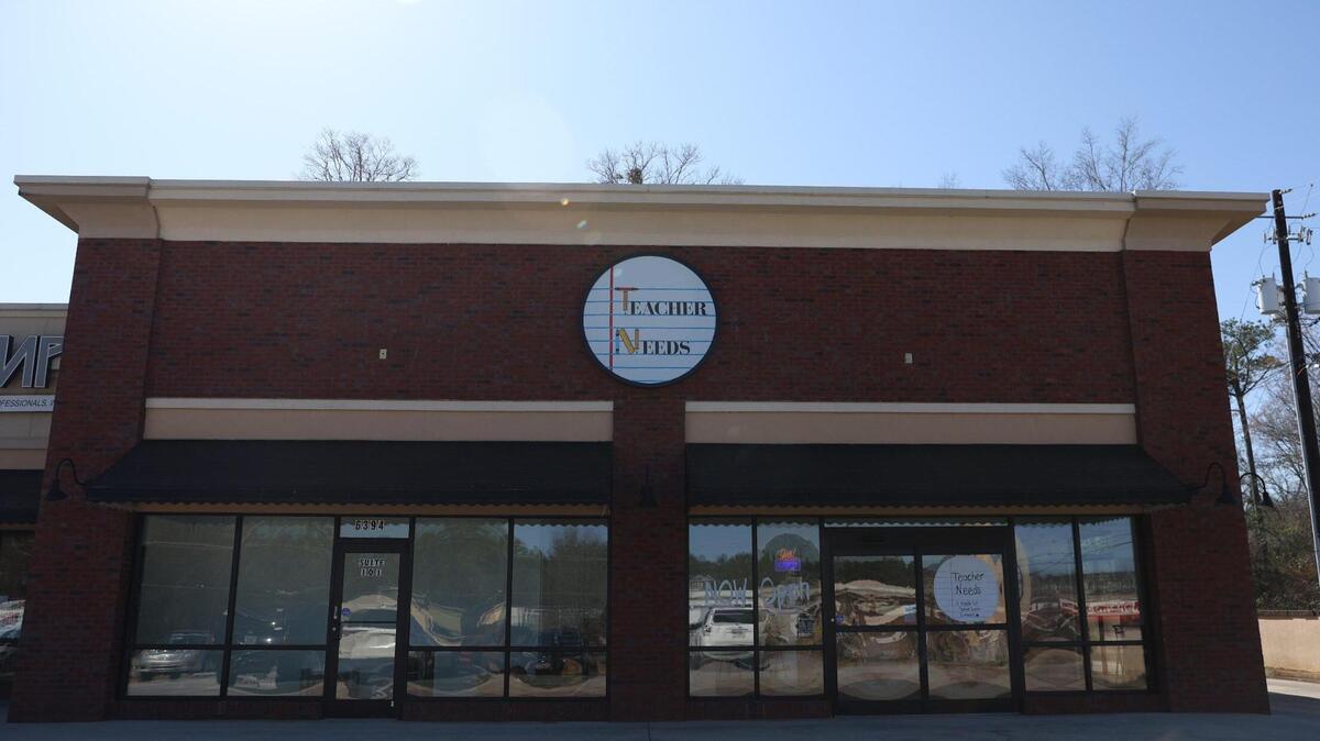 Teacher Needs sits off of Zebulon Road on Friday, Feb. 14, 2025, in Macon, Georgia. Teacher Needs is Macon’s only education store, after taking over the inventory from the historic GA School Supply Store in Macon.