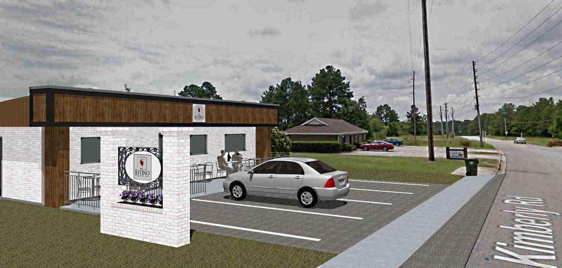 La’Vino Wine Bar is expected to open this fall at 106 South Kimberly Road just off Russell Parkway. Here’s a rendering.