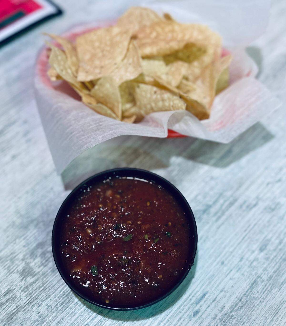 Chips and salsa at Chevo’s gets all the heart eyes