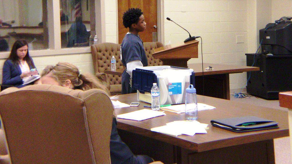 Donquavious J. Johnson, 15, was denied bond in a Thursday Bibb County Superior Court hearing. He is accused of raping an 8-year-old girl earlier this year.