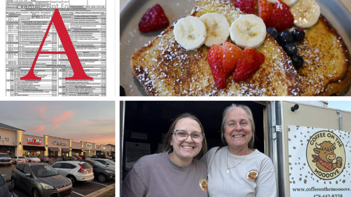 Check out the latest food and dining updates from The Telegraph, like recent health inspection scores in Macon, Perry and Warner Robins, new eateries opening, and developments you might see in the near future.