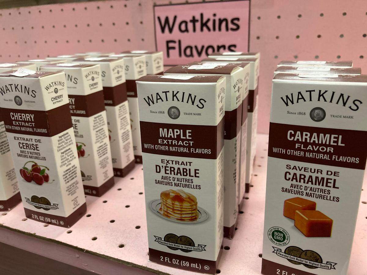 AJ’s Cake & Candy Supply in Warner Robins carries Watkins flavors.