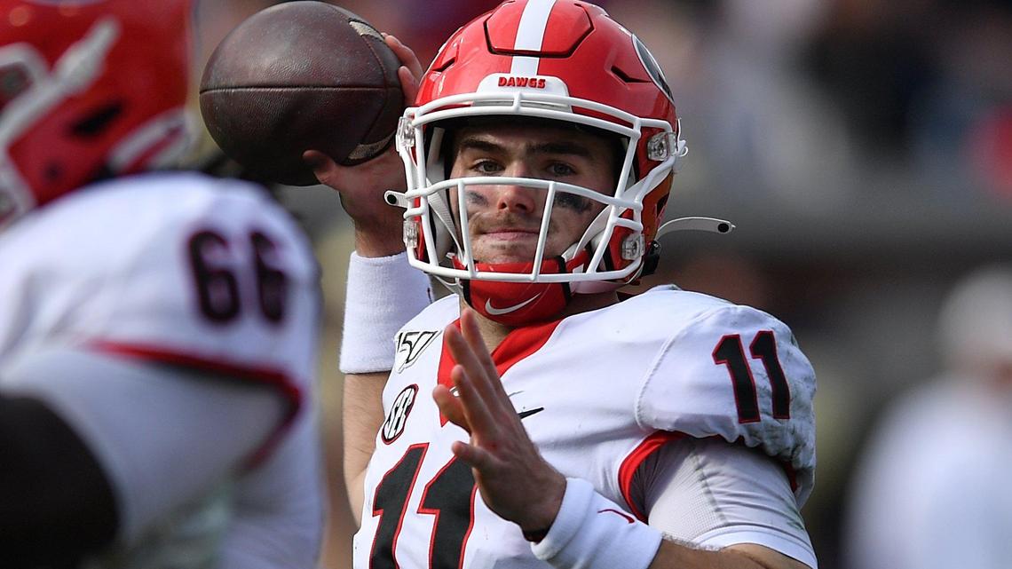 Georgia quarterback Jake Fromm goes down with injury in SEC Championship vs LSU