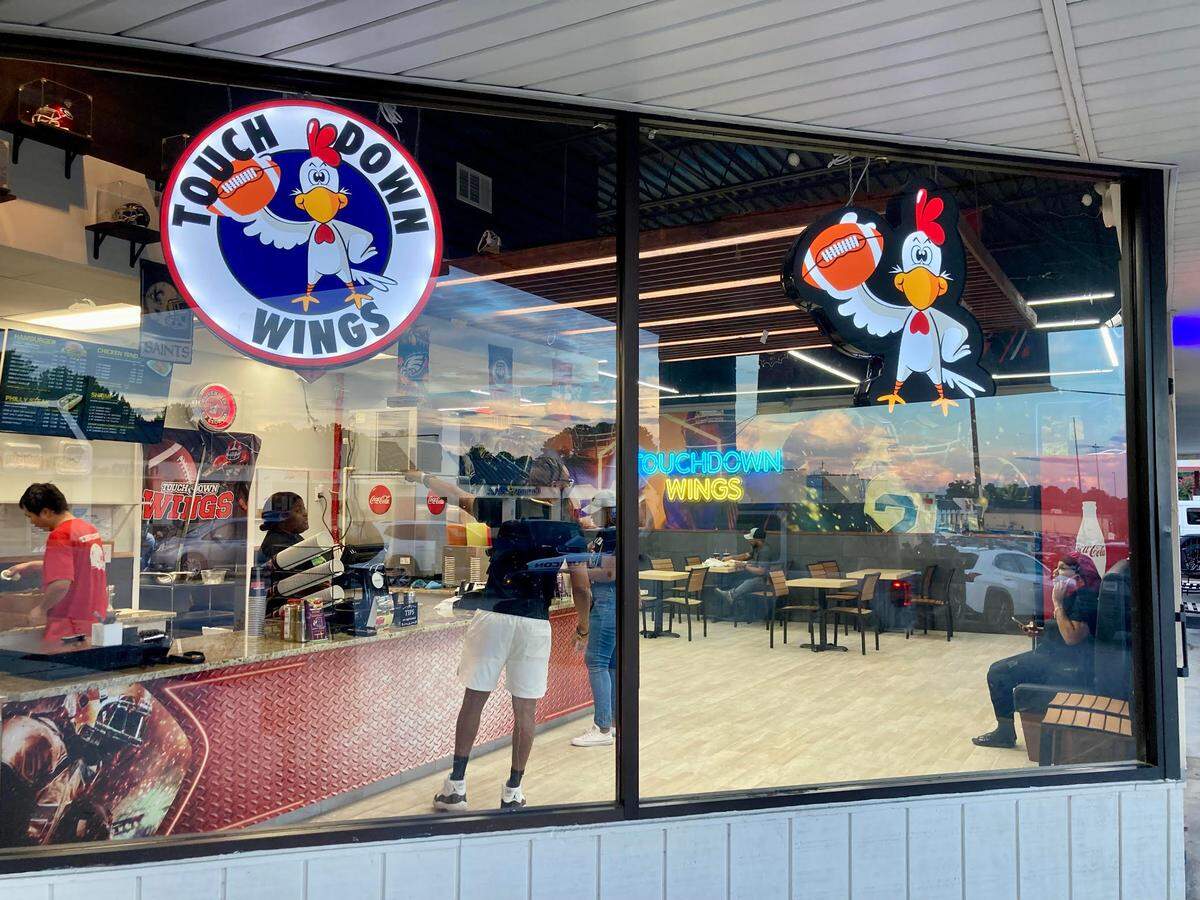 A new TouchDown Wings opens at 117 Russell Parkway, Suite H, in the Kroger shopping center in Warner Robins.