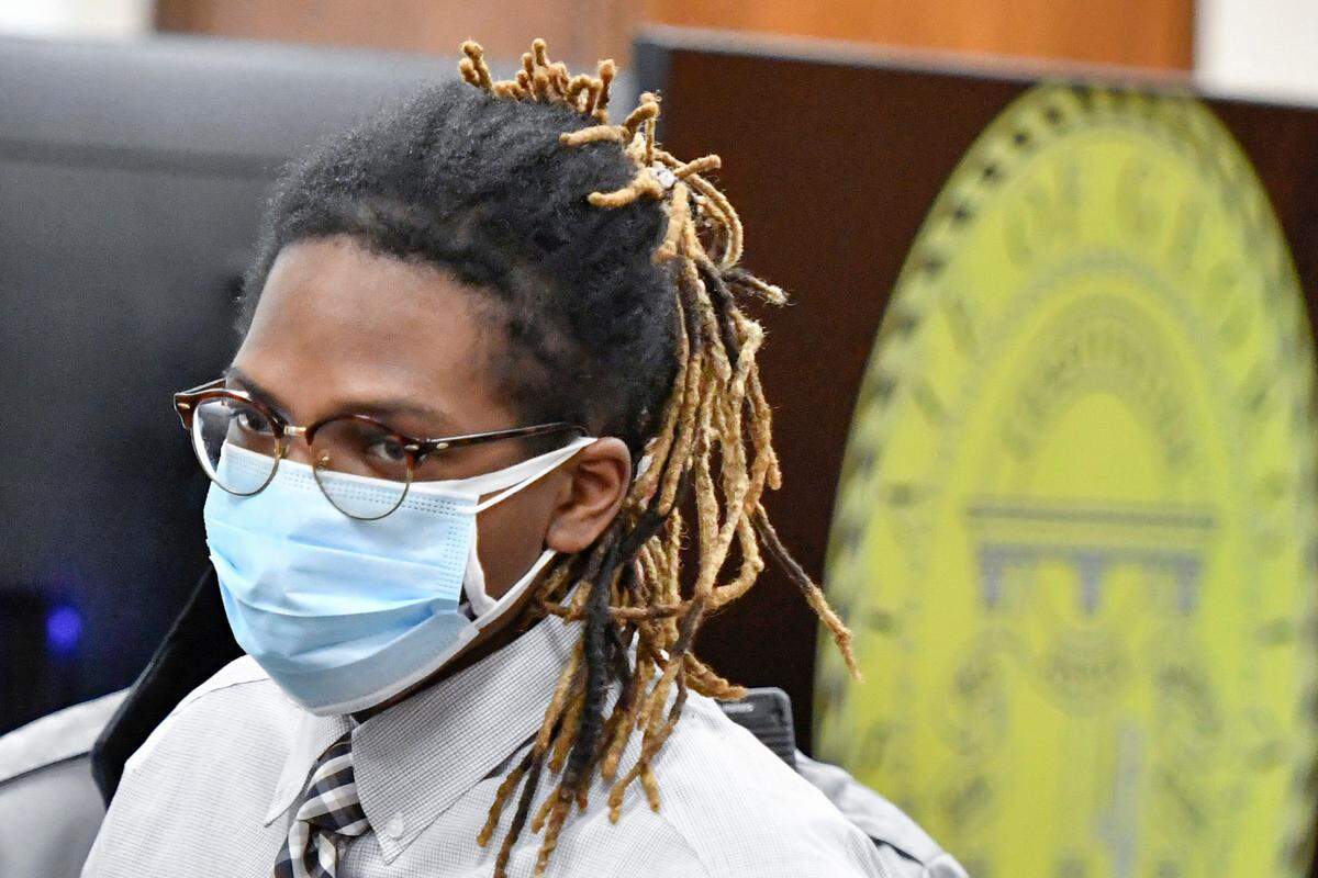 Horace Jamal Marsh, 28, in Bibb County Superior Court on Wednesday during his trial for the alleged 2017 shooting of Kibwe Steed.