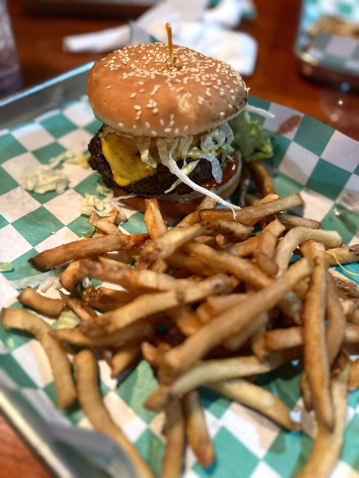 The iconic Gooseburger at Grey Goose in Macon, GA.