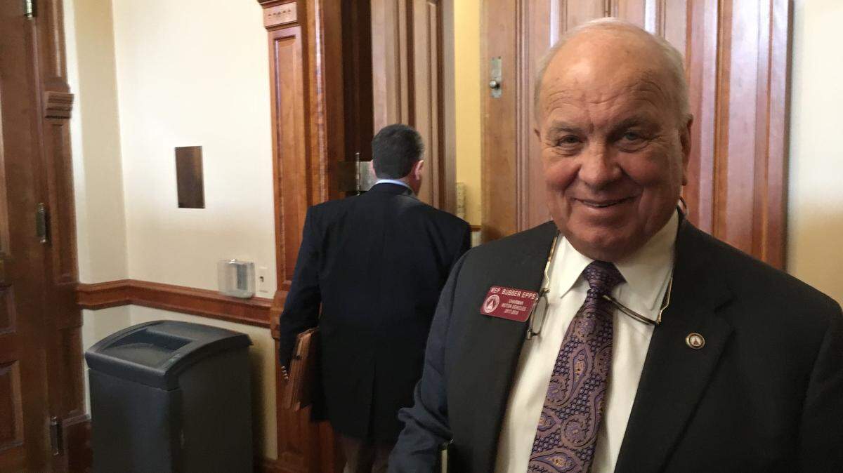 State Rep. Bubber Epps, R-Dry Branch, pictured in the state House in Atlanta on Tuesday, says he won't run for re-election this year.