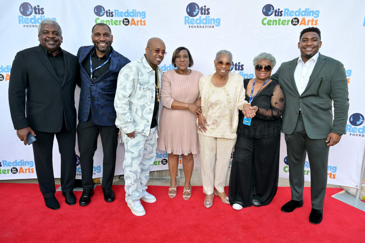 Jermaine Dupri, Karla Redding and family attend the 2nd annual King Of Soul Music Festival in Macon, Georgia.