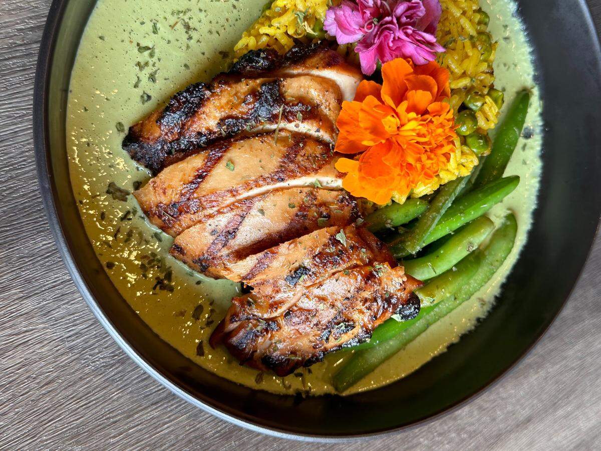 Peruvian chicken is just one of the many delicious menu items that will be available for lunch at Edgar’s Bistro. The Macon restaurant will reopen on Aug. 1.