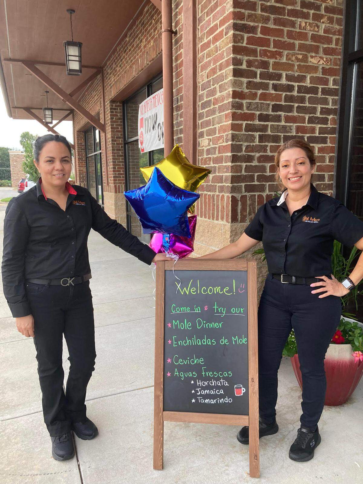 From left to right, Alma Valencia and Yesenia Tapia, two of the owners of Sol Azteca Mexican Grill, a new restaurant that’s just opened in Warner Robins.