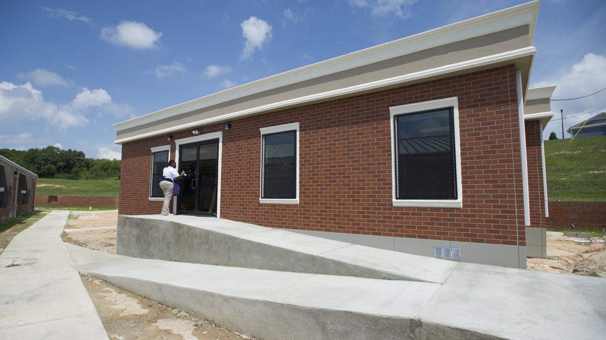 The Ingram-Pye Health Center, at the elementary school on Anthony Road, is scheduled to open this week.