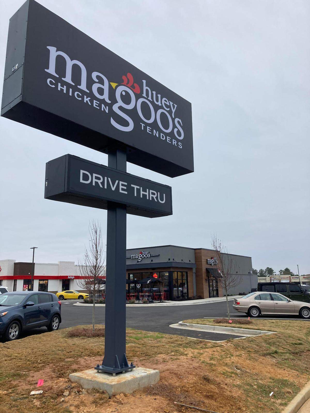 The first Huey Magoo’s Chicken Tenders in Houston County opens at 711 Lake Joy Road in Warner Robins.