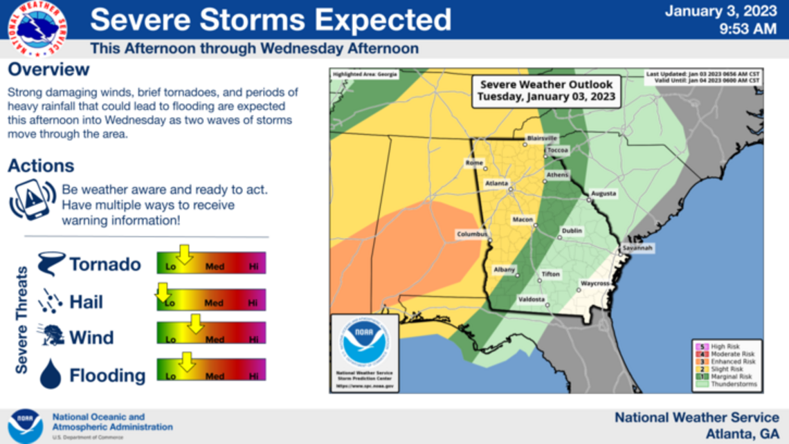 Severe weather forecast for Macon & Columbus, Georgia | Macon Telegraph