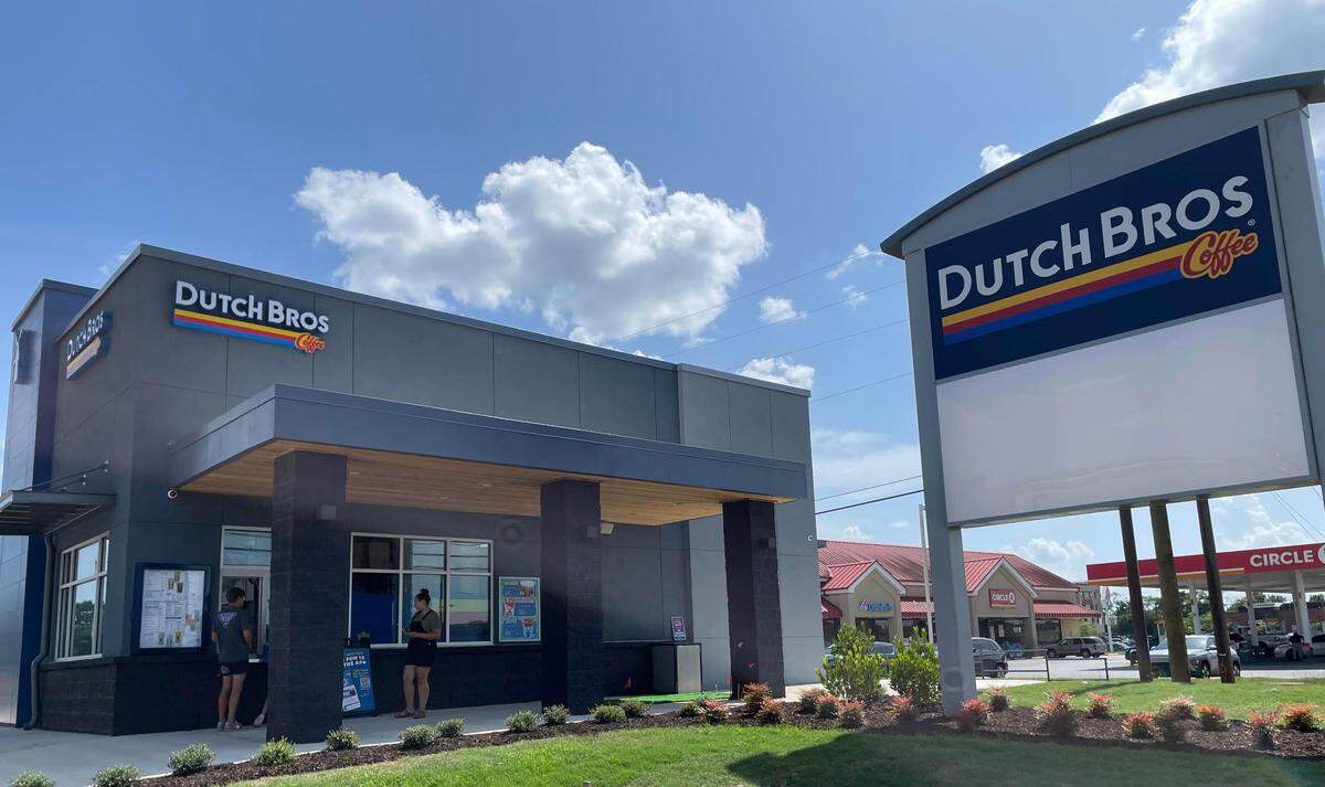 Georgia’s first Dutch Bros Coffee opens at 2695 Watson Blvd. in Warner Robins, Sunday, July 13, 2025.