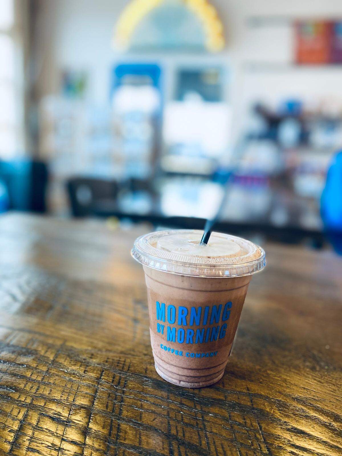 Mocha latte, Morning by Morning Coffee Company in Perry, GA.