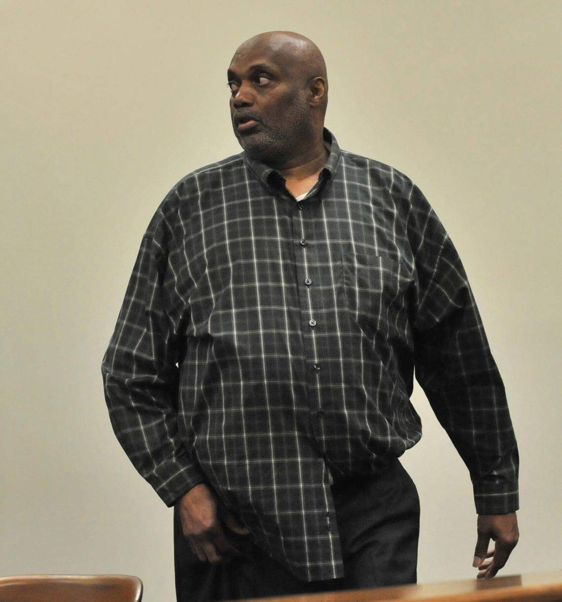 Roland L. Ray at his trial on Wednesday in Bibb County Superior Court.