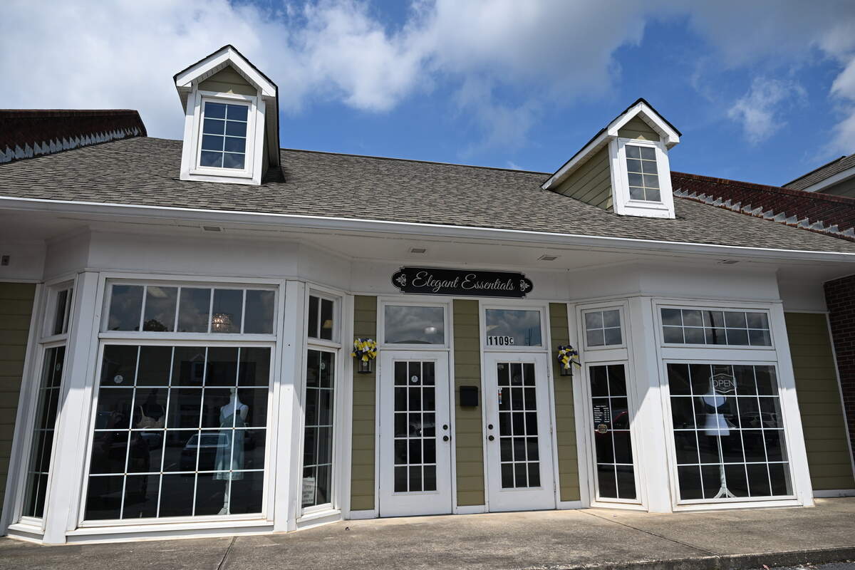 Elegant Essentials at 1109 Russell Parkway, Suite C, in Warner Robins.