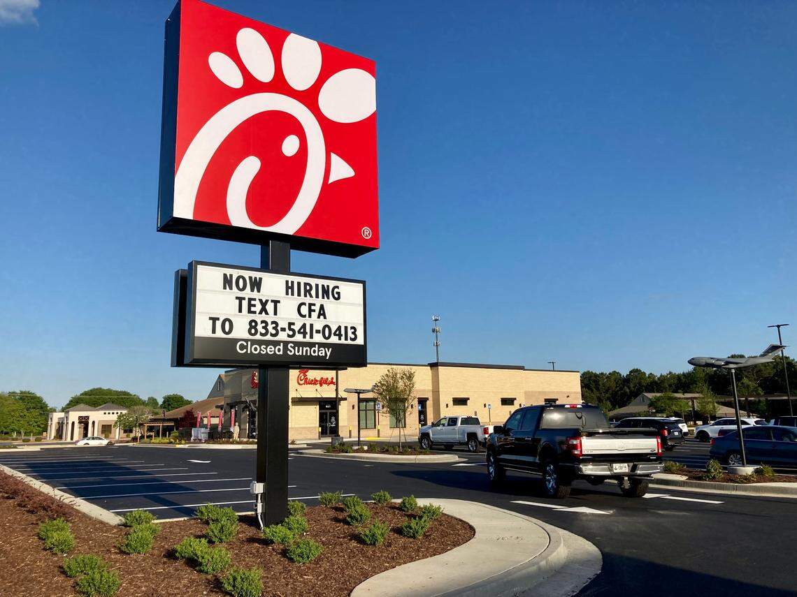 The new Chick-fil-A at 621 Russell Parkway opens Thursday.