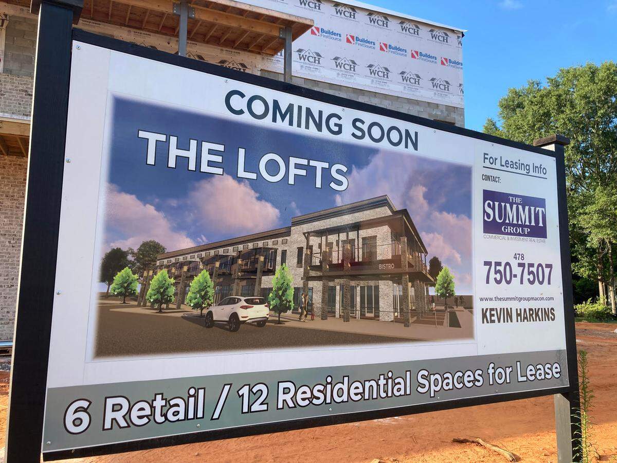 The Chalet Lofts is a two-story, mixed-use development in downtown Perry with six retail spaces, including two well-suited for restaurants, on the first floor and 12 luxury, upscale lofts on the second floor.