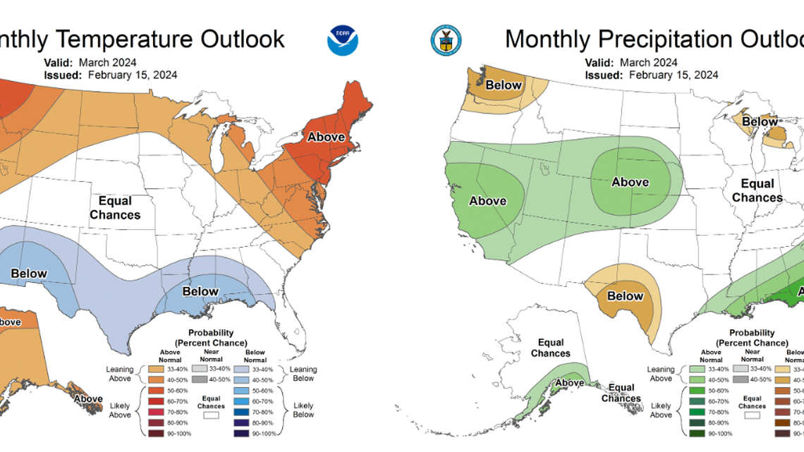 What’s the March forecast for Georgia? Here are the details from Farmers’ Almanac, NWS