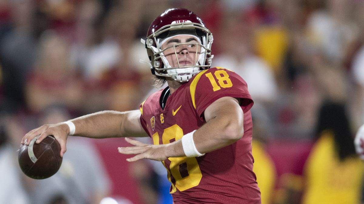 Southern California quarterback JT Daniels entered the transfer portal in April
