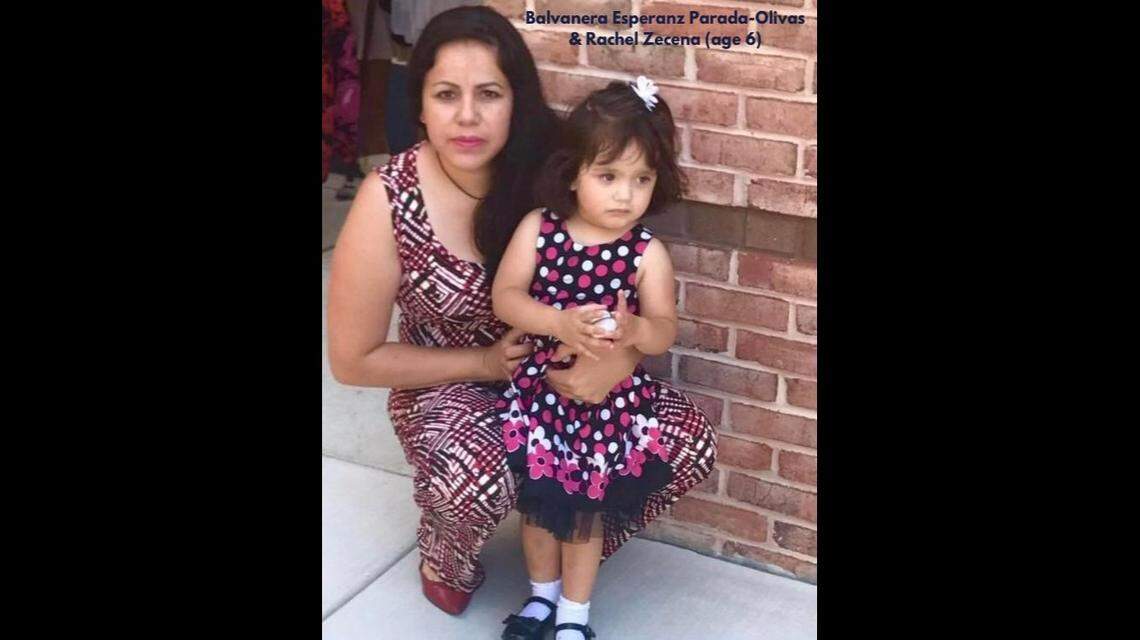Balvanera Esperanz Parada-Olivas, left, and Rachel Zecena
