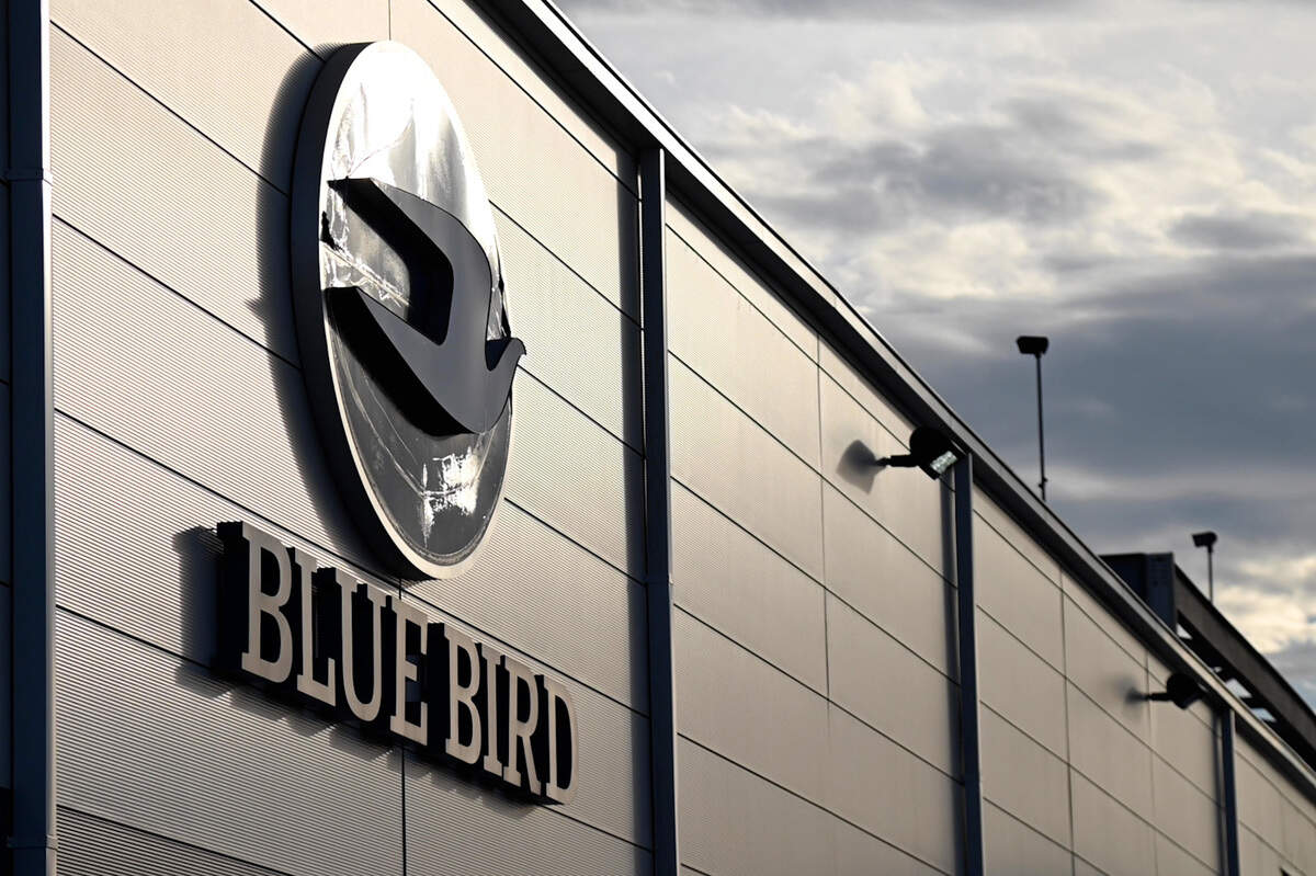 Blue Bird bus manufacturing plant in Fort Valley, Georgia.