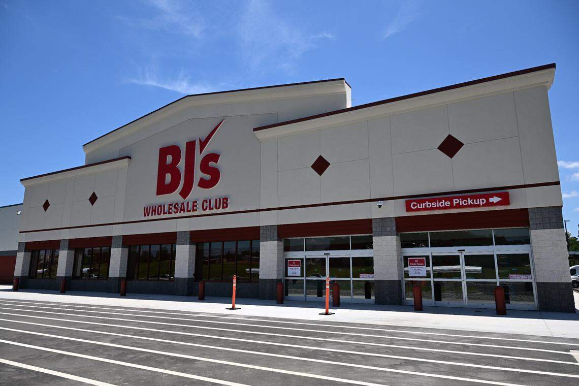 BJ’s Wholesale Club at 6201 Watson Blvd. on Monday, July 14, 2025, in Warner Robins, Georgia. The new club opened Friday, Sept. 12, 2025.