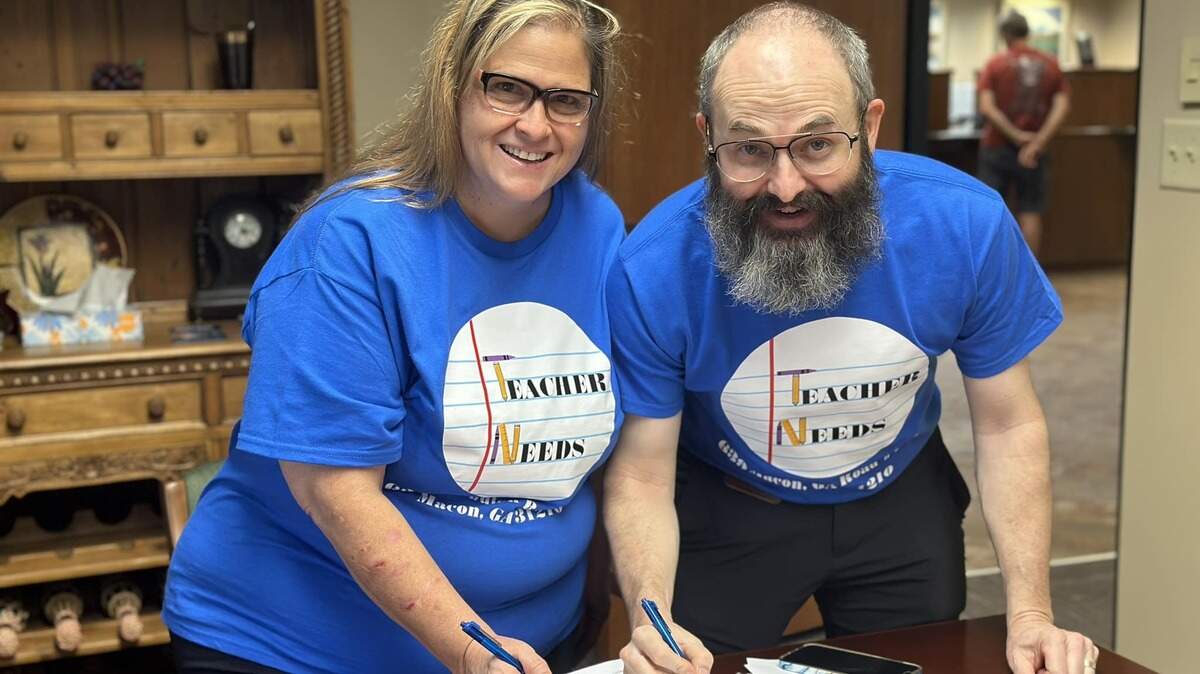 Roxanne and McLain Oppy are the new owners of Teacher Needs, formerly Georgia School Supply, Macon-Bibb’s only educational supply store.