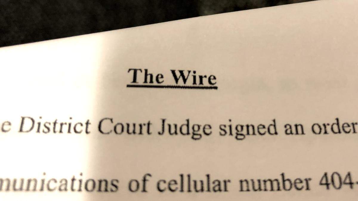An image of a court document in the case against Richard Charles “Chucky” Allen III.