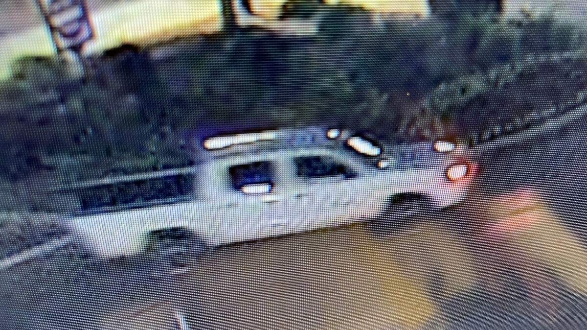 A surveillance image of the Toyota Tacoma that hit and killed a Macon woman the night of May 2 in the Belk’s parking lot. Police are searching for the driver after they left the scene of the wreck.