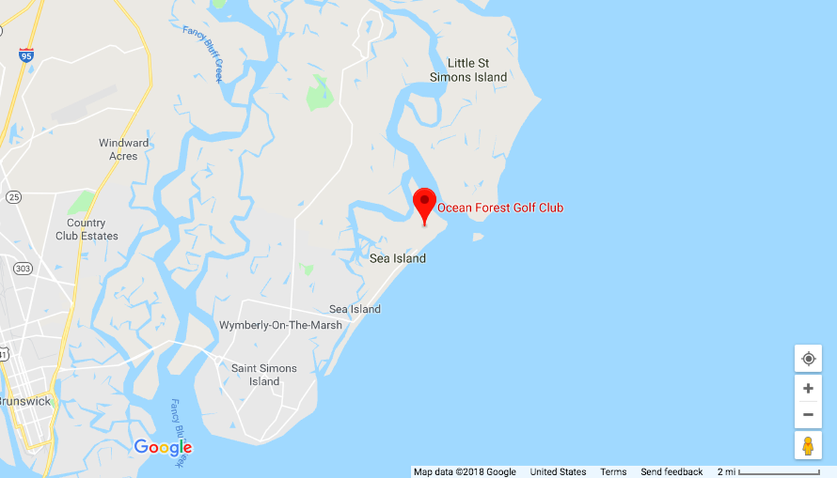 Spataro drifted from St. Simons Island northeast to Sea Island